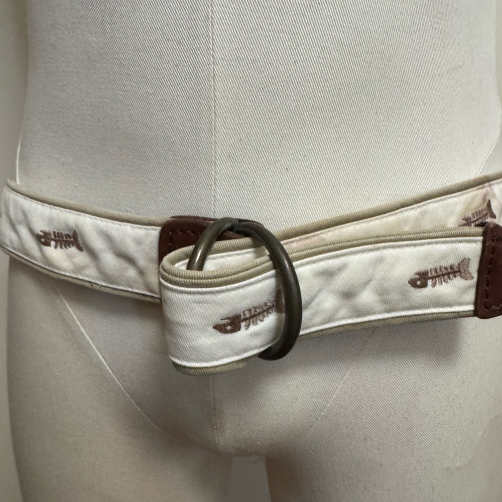 J. Crew Brown Leather Accent Belt